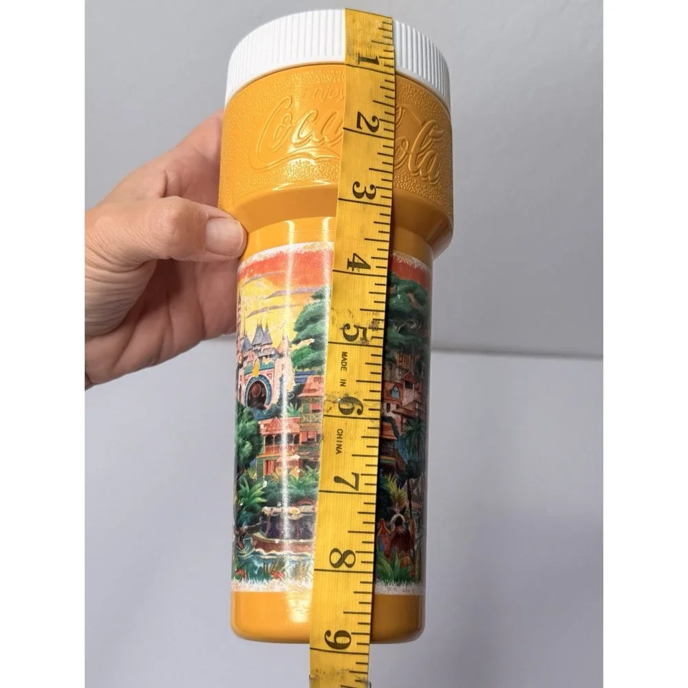 The Lion King Disneyland Coca Cola Sipper Drink Cup w/cover Vintage (for Parts)